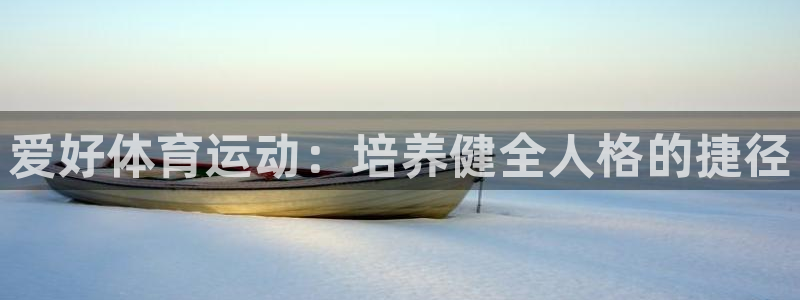 星速体育app官网下载：爱好体育运动：培养健全人格的捷径